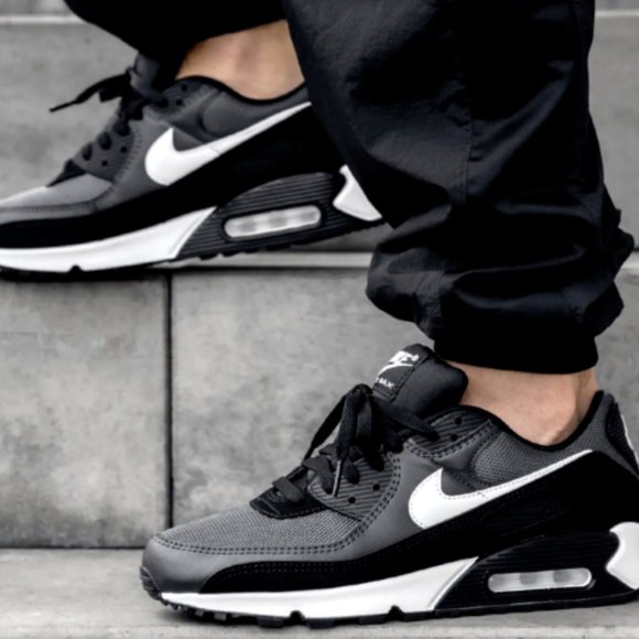 Nike Other - New NIKE Air Max 90 Men's classic Athletic Sneakers shoes black gray size 8.5